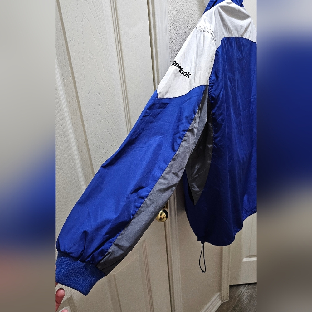 NFL Indianapolis Colts Team Apparel Reebok Windbreaker Jacket Mens Large EUC - Picture 9 of 15